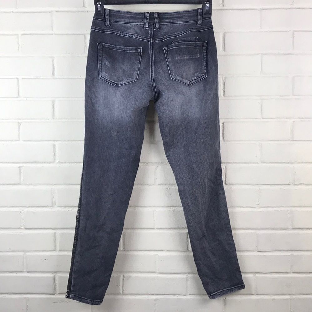 Jolt Black Rip Style Jeans - Picture 7 of 8